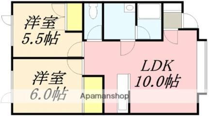 ＫＴアパートメント 2階 2LDK 賃貸物件詳細