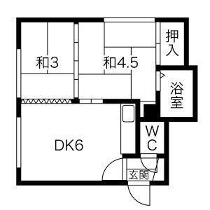 北海道札幌市中央区南十三条西12丁目 西線１１条駅 2DK アパート 賃貸物件詳細