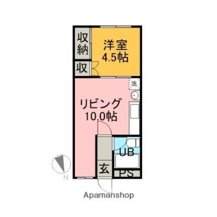 大橋第２マンション 1階 1DK 賃貸物件詳細