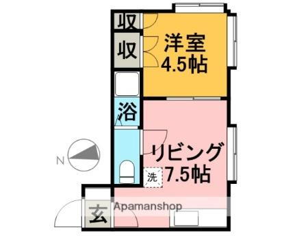 北海道滝川市幸町3丁目 滝川駅 1DK アパート 賃貸物件詳細
