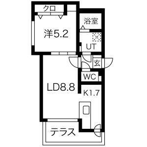 北海道札幌市西区山の手二条1丁目 琴似駅 1LDK マンション 賃貸物件詳細