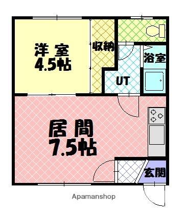 東聖コーポ 1階 1LDK 賃貸物件詳細