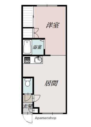 第３リバーハイツ藤 2階 1LDK 賃貸物件詳細