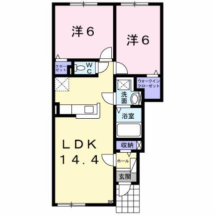 ティグレ 1階 2LDK 賃貸物件詳細