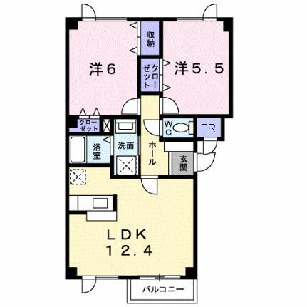 チェリーブロッサムＪ 1階 2LDK 賃貸物件詳細