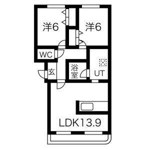 ＶＩＣＴＯＲＩＡ　ＶＩＩＩ 1階 2LDK 賃貸物件詳細