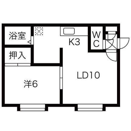北海道札幌市西区八軒九条西6丁目 八軒駅 1LDK アパート 賃貸物件詳細