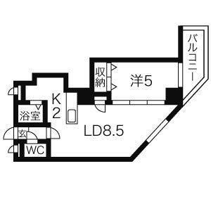 北海道札幌市中央区北六条西26丁目 西２８丁目駅 1LDK マンション 賃貸物件詳細