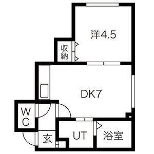 北海道札幌市中央区南六条西16丁目 西線６条駅 1DK アパート 賃貸物件詳細