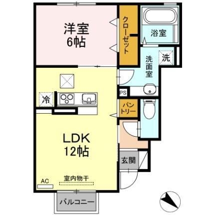 フルール 1階 1LDK 賃貸物件詳細