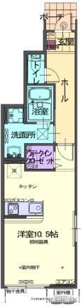 Ｍａｉｓｏｎ　Ｄｅ　Ｓｈｉｌｖａ　ＩＩＩＢ 1階 ワンルーム 賃貸物件詳細