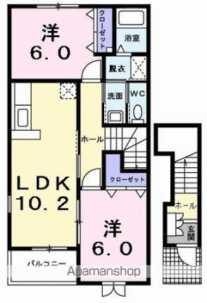 岩手県胆沢郡金ケ崎町西根鑓水 金ケ崎駅 2LDK アパート 賃貸物件詳細