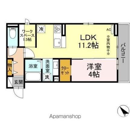 岩手県北上市花園町3丁目 北上駅 1LDK アパート 賃貸物件詳細