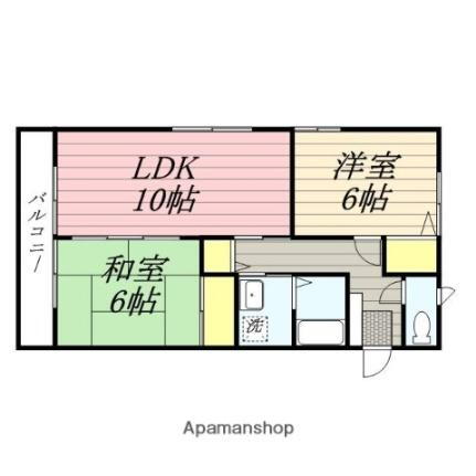オリーブハウス 1階 2LDK 賃貸物件詳細