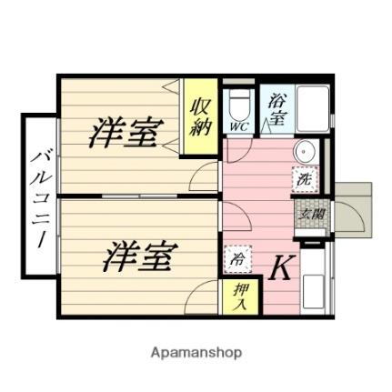 ＣＨそれいゆ 2階 2K 賃貸物件詳細