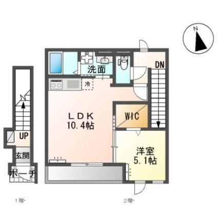 ｆａｍｉｌｉｅ（ファミリエ） 2階 1LDK 賃貸物件詳細