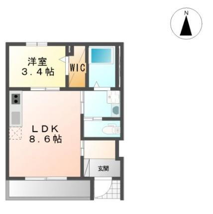 ベルミーＡ’ 1階 1LDK 賃貸物件詳細