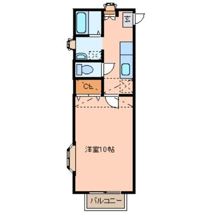 エストメルベーユ荒井壱番館 2階 1K 賃貸物件詳細