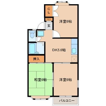 宮城県仙台市太白区西中田3丁目 南仙台駅 3DK アパート 賃貸物件詳細