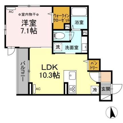 宮城県仙台市若林区荒井4丁目 荒井駅 1LDK アパート 賃貸物件詳細