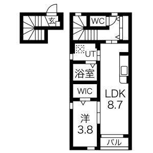 宮城県名取市飯野坂6丁目 杜せきのした駅 1LDK アパート 賃貸物件詳細