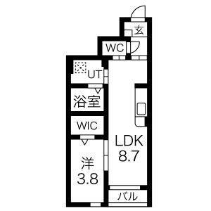 宮城県名取市飯野坂6丁目 杜せきのした駅 1LDK アパート 賃貸物件詳細