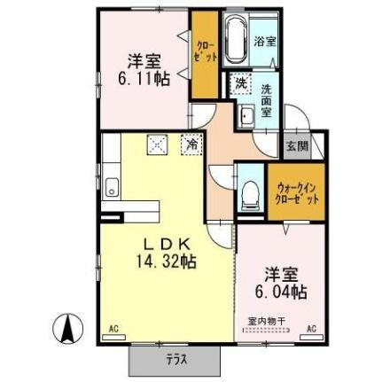 宮城県仙台市若林区沖野7丁目 2LDK アパート 賃貸物件詳細