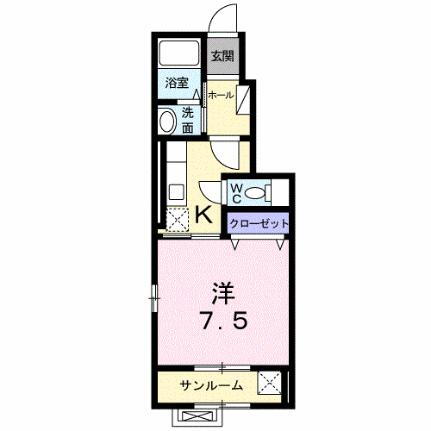 アダルカス 1階 1K 賃貸物件詳細