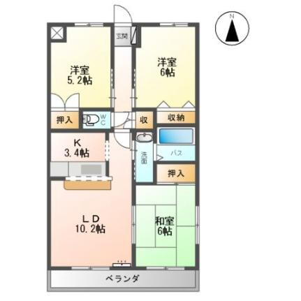 グランドール・ステージ 2階 3LDK 賃貸物件詳細