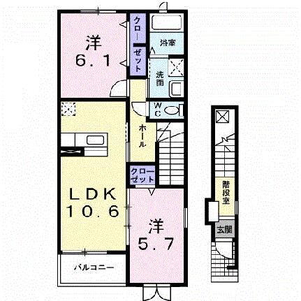 茨城県取手市野々井 ゆめみ野駅 2LDK アパート 賃貸物件詳細