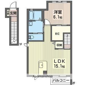 栃木県塩谷郡高根沢町宝石台5丁目 宝積寺駅 1LDK アパート 賃貸物件詳細