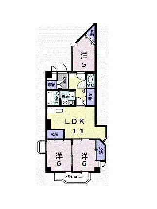 栃木県塩谷郡高根沢町光陽台1丁目 宝積寺駅 3LDK マンション 賃貸物件詳細