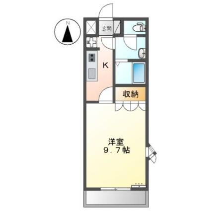 グリーンパークＤ棟 1階 1K 賃貸物件詳細