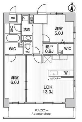 埼玉県さいたま市浦和区仲町4丁目 浦和駅 2LDK マンション 賃貸物件詳細