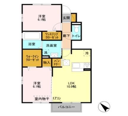 埼玉県上尾市大字原市 吉野原駅 2LDK アパート 賃貸物件詳細