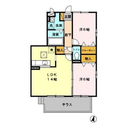 埼玉県さいたま市北区吉野町1丁目 今羽駅 2LDK アパート 賃貸物件詳細