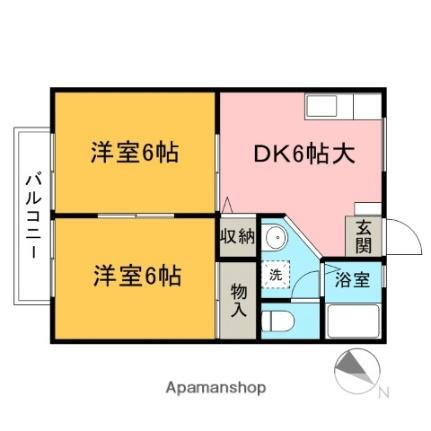 埼玉県入間市久保稲荷4丁目 入間市駅 2DK アパート 賃貸物件詳細