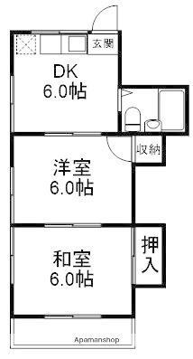 千葉県八千代市大和田 京成大和田駅 2DK アパート 賃貸物件詳細