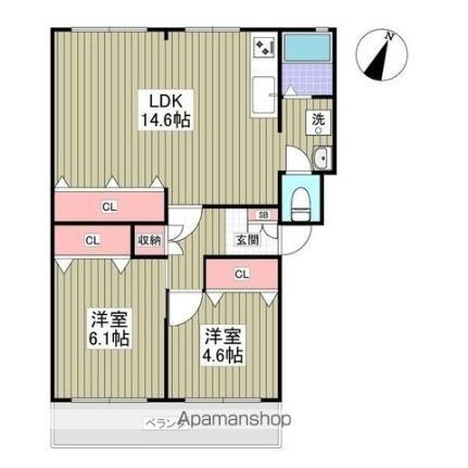 千葉県松戸市常盤平1丁目 常盤平駅 2LDK マンション 賃貸物件詳細