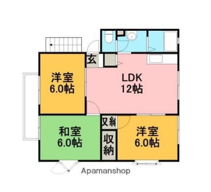 神奈川県相模原市南区御園5丁目 相模大野駅 3LDK アパート 賃貸物件詳細