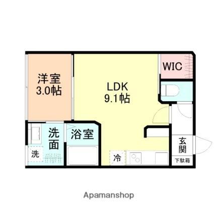 富山県富山市千原崎1丁目 萩浦小学校前駅 1LDK アパート 賃貸物件詳細