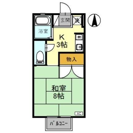 石川県野々市市三納2丁目 額住宅前駅 1K アパート 賃貸物件詳細