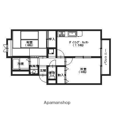石川県金沢市北安江4丁目 金沢駅 2DK アパート 賃貸物件詳細