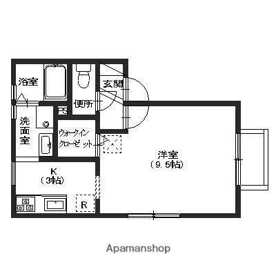石川県金沢市北安江2丁目 金沢駅 1K アパート 賃貸物件詳細