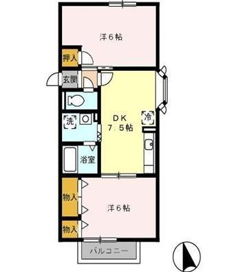 石川県金沢市近岡町 2DK アパート 賃貸物件詳細
