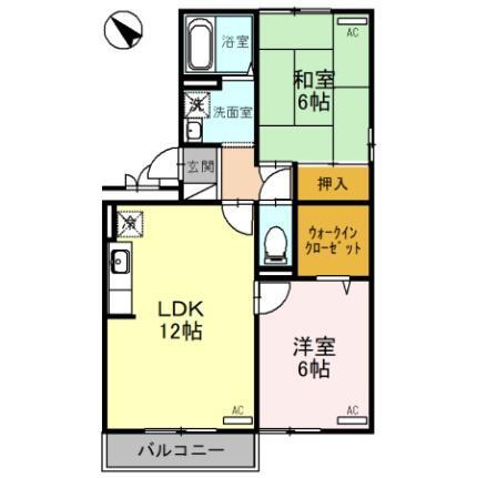 ジョルナーレ小立野　Ｃ 2階 2LDK 賃貸物件詳細