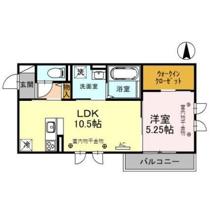 石川県野々市市押野2丁目 野々市工大前駅 1LDK アパート 賃貸物件詳細