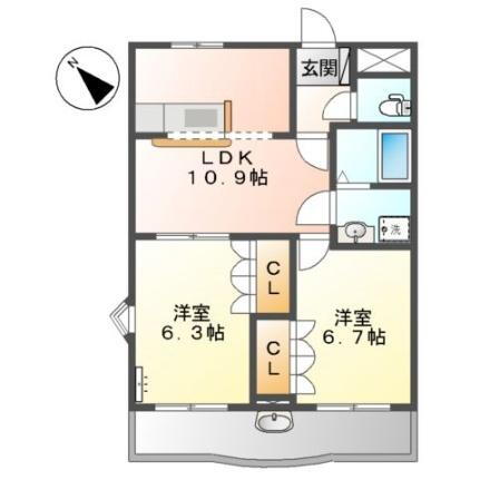 山梨県甲府市大里町 国母駅 2LDK マンション 賃貸物件詳細