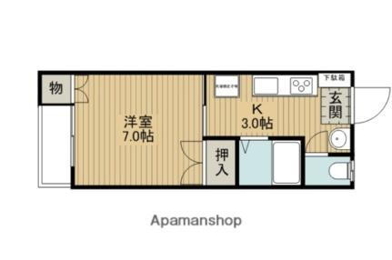 シティハイム２１ 1階 1K 賃貸物件詳細