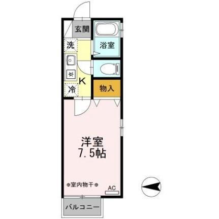 ファミール小林　Ｂ 1階 1K 賃貸物件詳細
